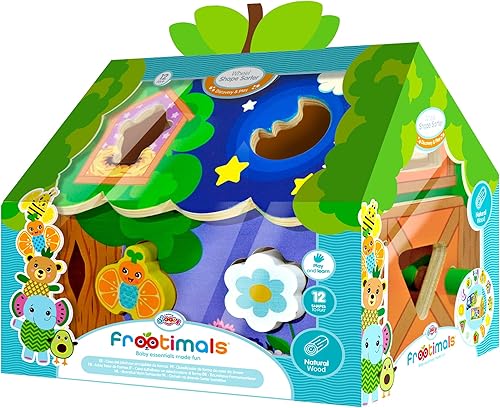 Miniatura 2 de Niños Euroswan - Formas de Madera La Granja de Los FROOTIMALS, Multicolor (FT00032)