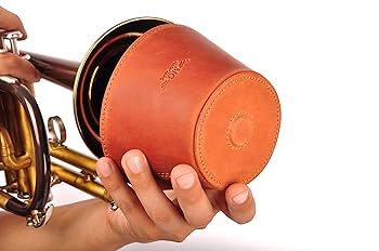 ソフトレザーバゲットミュート2個セット Amazon | トランペット 磁気ミュート 軽量レザー ミュート