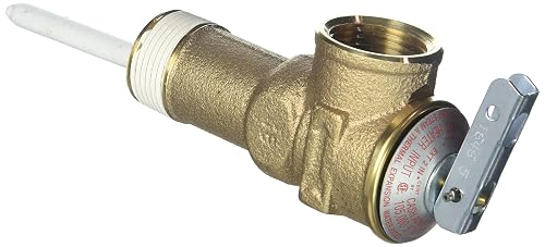 Reliance Water Heater 100108456 Temperature & Pressure Valve with 2' Long Shank, 3/4' Male NPT