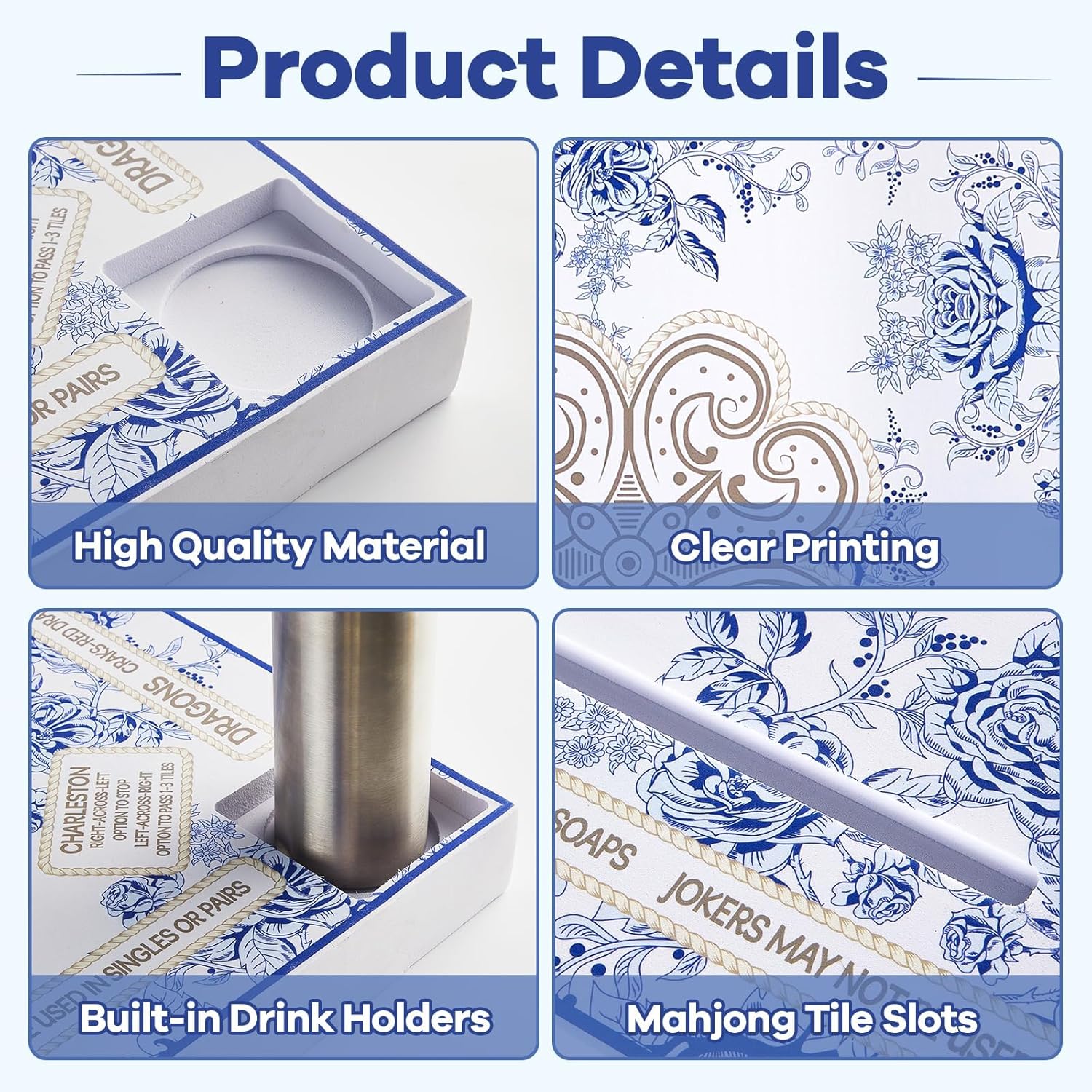 32x32 Inch Large Mahjong Floating Game Table for Pool Swimming Pool and Hot Tub Float Board for Mahjong Card Games Scrabble Dominoes Poker Adults Pools Game Tray for Summer Party Indoor Outdoor