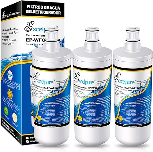 Miniatura 10 de EXCELPURE 3US-AF01 Filtro de agua de repuesto para debajo del fregadero Filtrete Standard 3US-AF01 3US-AS01 Whirlpool WHCF-SRC WHCF-SUFC WHCF-SUF 1