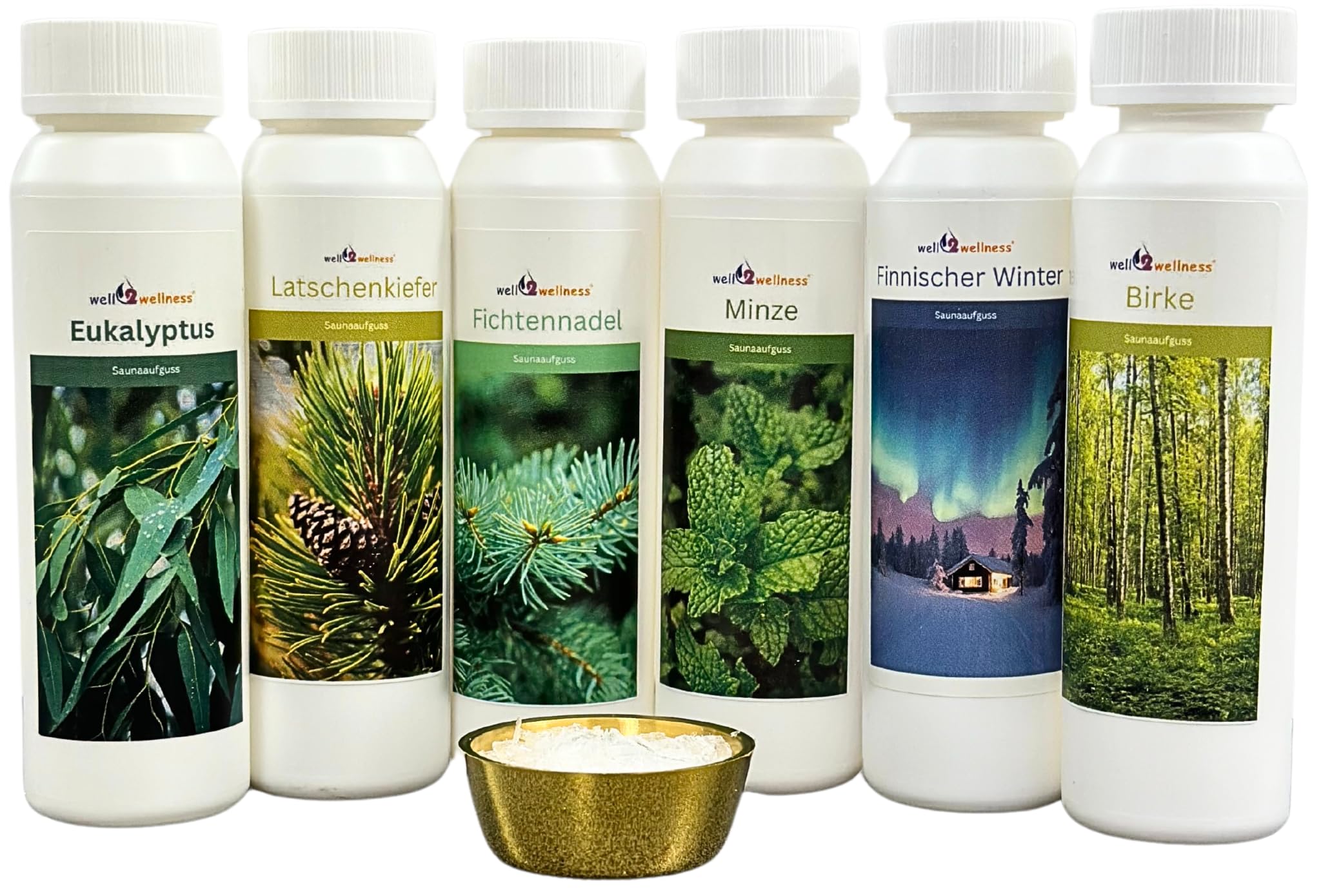 well2wellness Sauna Infusion Les Classiques 6 x 125 ml