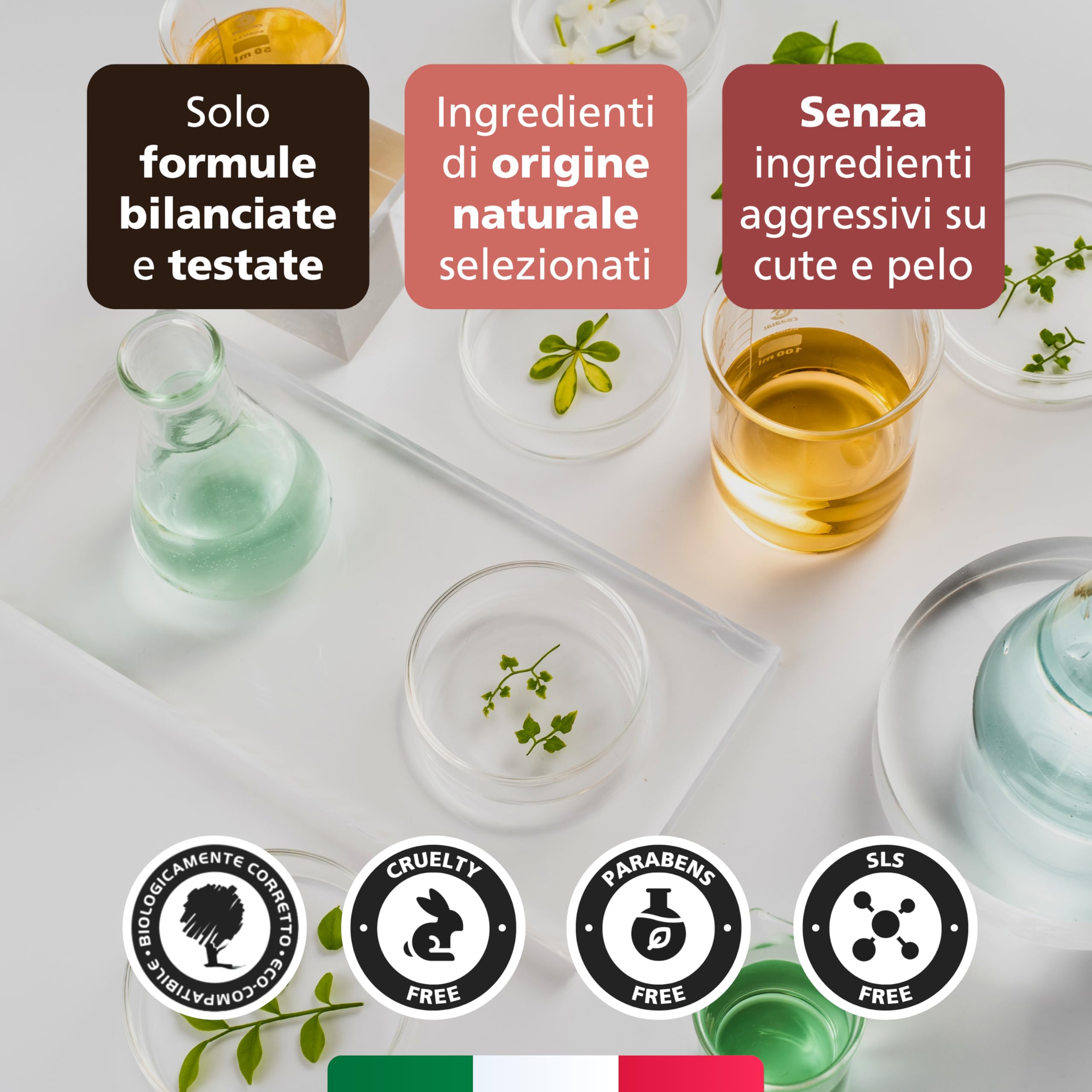 Natural Derma Pet Shampoo per Cani Pelo Bianco - Ideale per Tutti i Manti Chiari, Delicato sulla Cute per un Manto Sano, Morbido e Lucido - 200 ml - Made in Italy - 100% Vegan