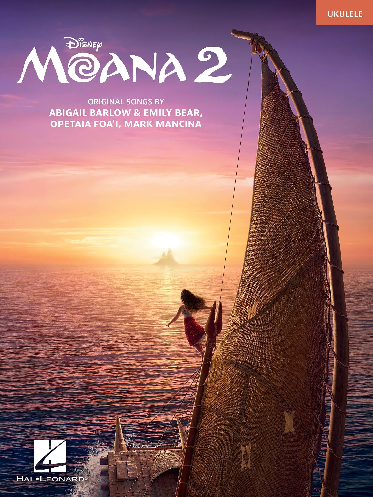Partitions Ukulène Moana 2 album musical officiel Disney pour revivre la magie des chansons