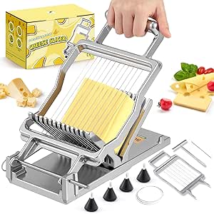 Taglierina Elettrica Per Patatine Fritte - Con 2 Lame Acciaio, Multifunzionale, Per Patate, Carote, Cetrioli - Foto 2