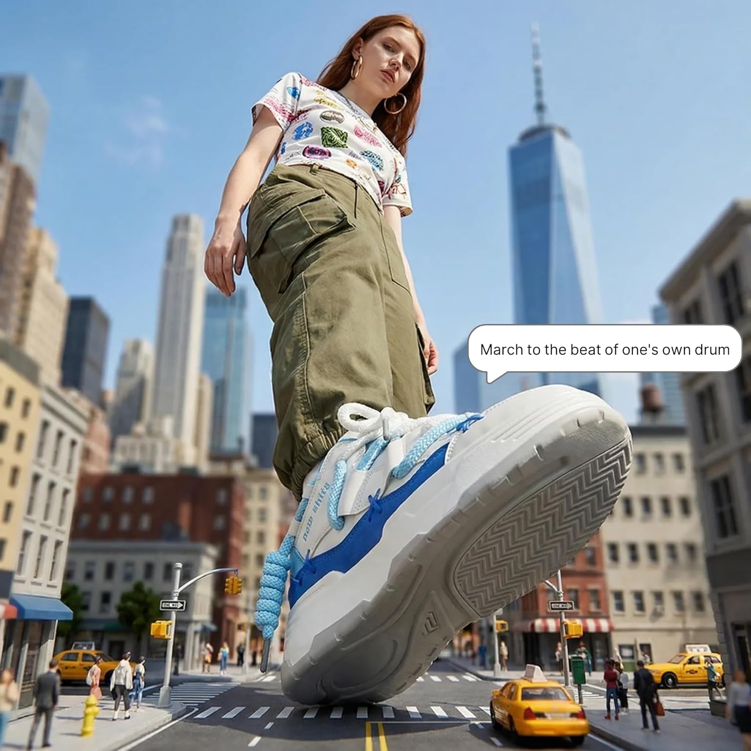 Height-Increasing Women’s Fashion Platform Chunky Sneakers Lightweight Cushioned Anti-Slip Breathable Unisex Shoes for Walking Casual Sport - Image 4