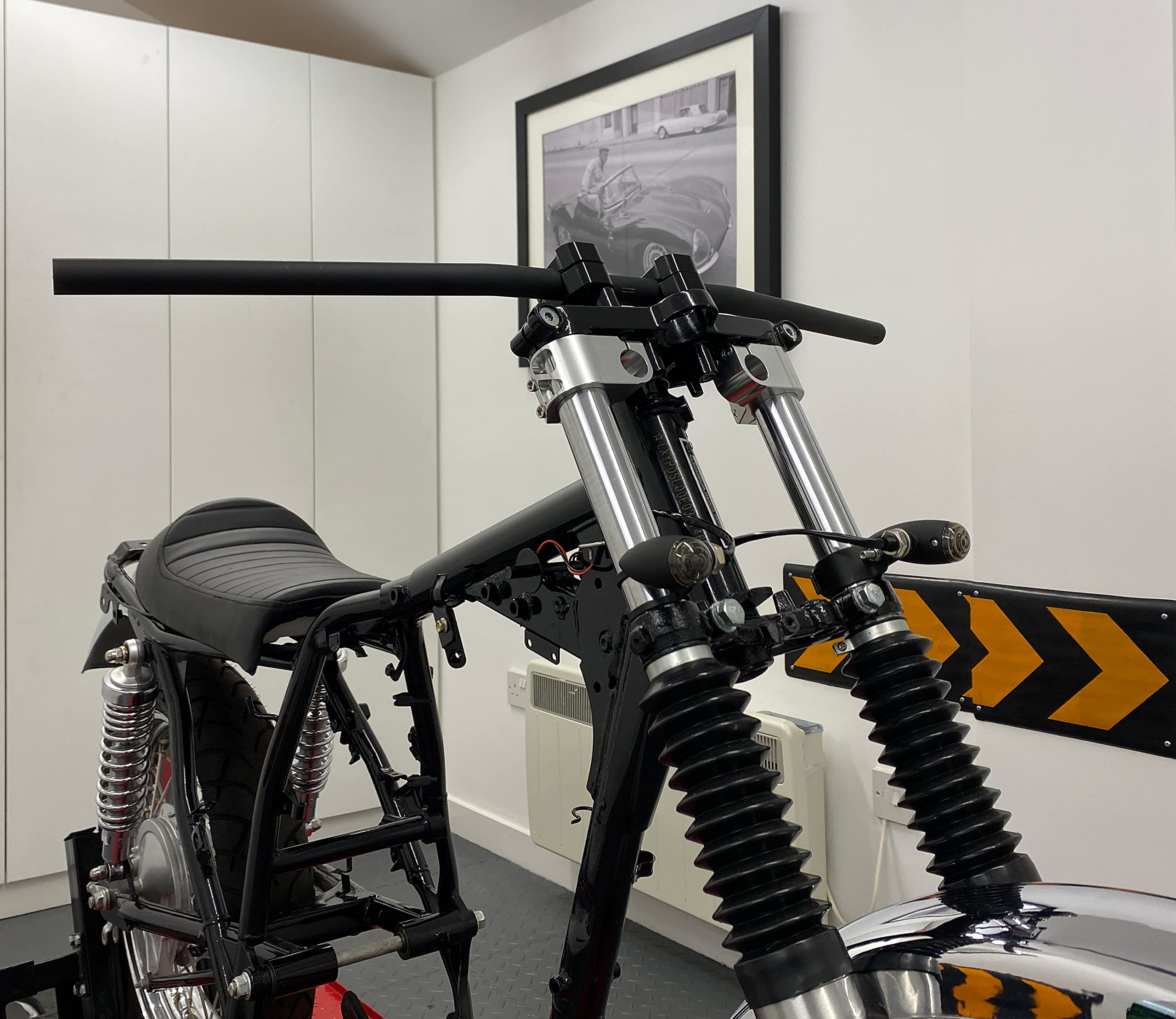 Czarny aluminiowy motocykl motocykl LED kule styl kierunkowskazy kierunkowskazy styl kawiarnia Racer