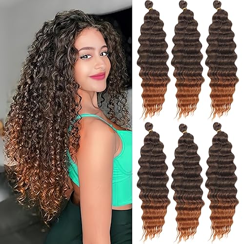 Cabello trenzado T30 rizado ondulado océano ondulado ganchillo pelo para rastas suaves rastas de mariposa trenzas de caja de diosa rizado ondulado