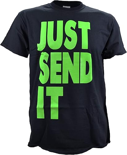 Extreme Muddin Just Send It on a Black T Shirt