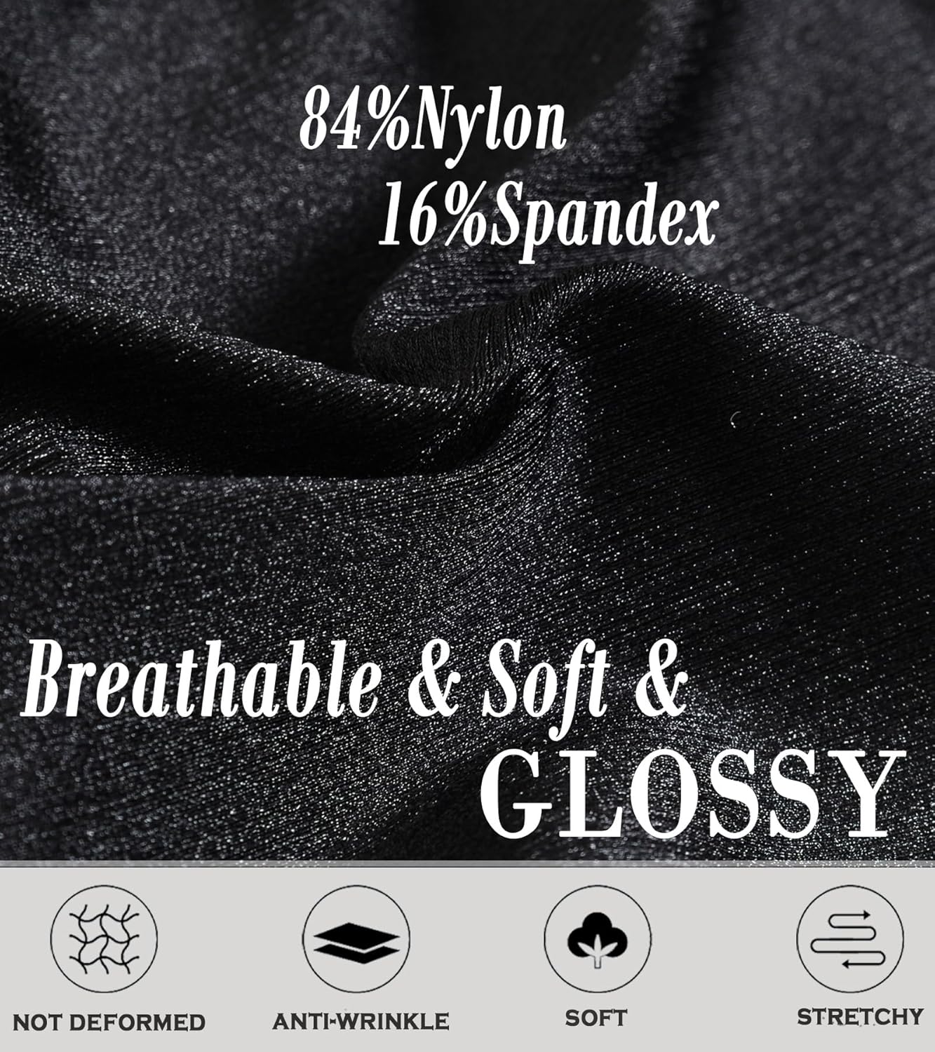 JINSHI Men’s Sexy Open Front Boxer Briefs Glossy Silk Boxer Shorts Soft Breathable Comfortable Underwear Multipack - Image 6