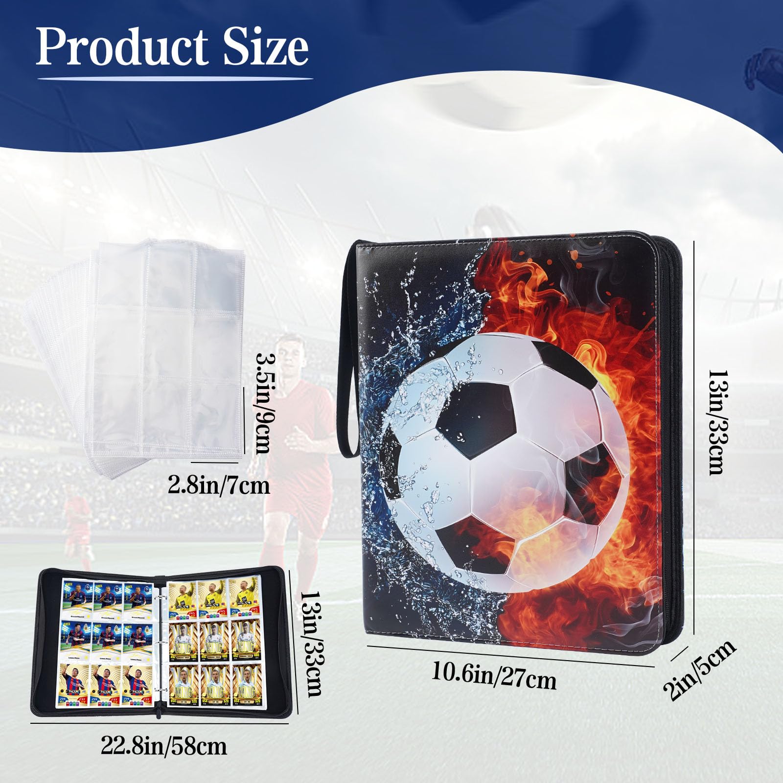 KUAOOAUK Sports Card Binder - Image 2