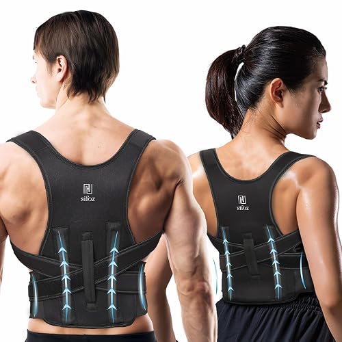 Sifoz Free Size Premium Posture Corrector For Men And Women Back Support Belt Back Pain Back Straight And Shoulder Support Belt