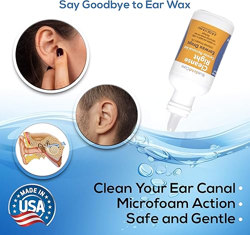 Miniatura 7 de Kit de herramientas de eliminación de cera de oídos para limpieza de oídos, incluye botella de gotas para los oídos de 0.5 onzas y punta