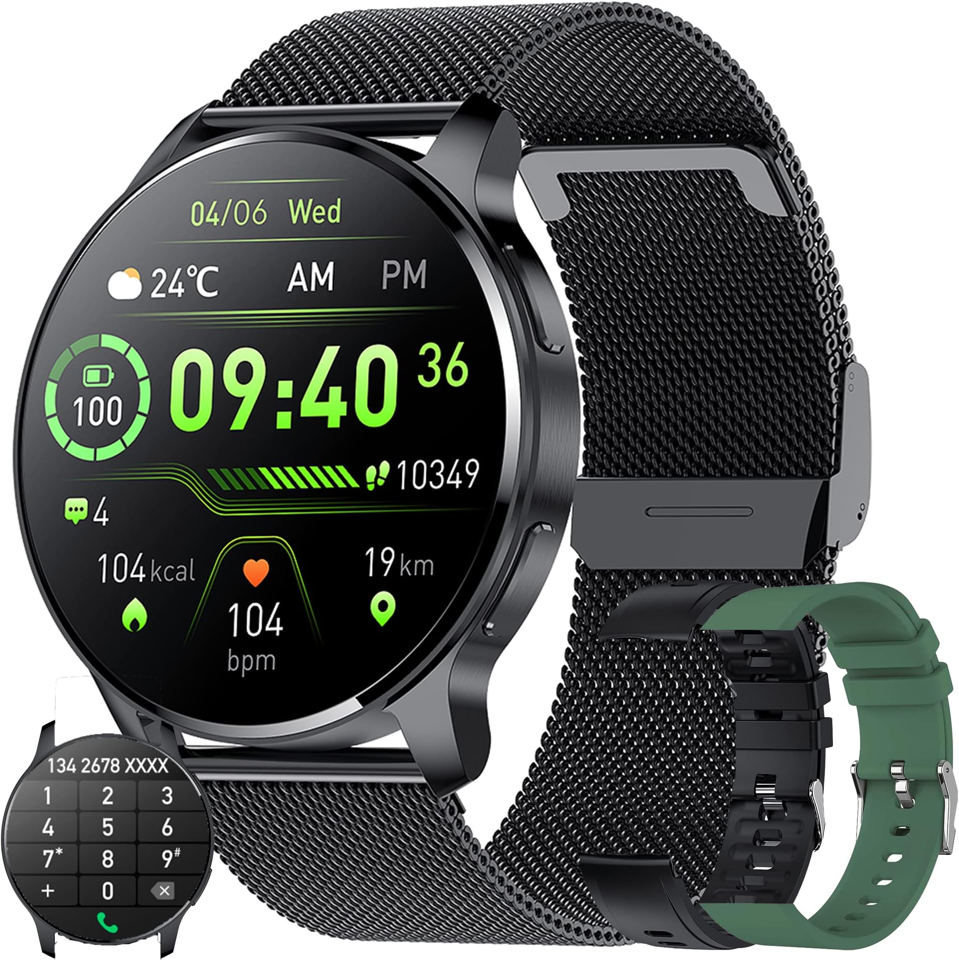 Amazon.com: CODMETQL Smart Watch 1.7'' Full Touch Screen Call Answer ...