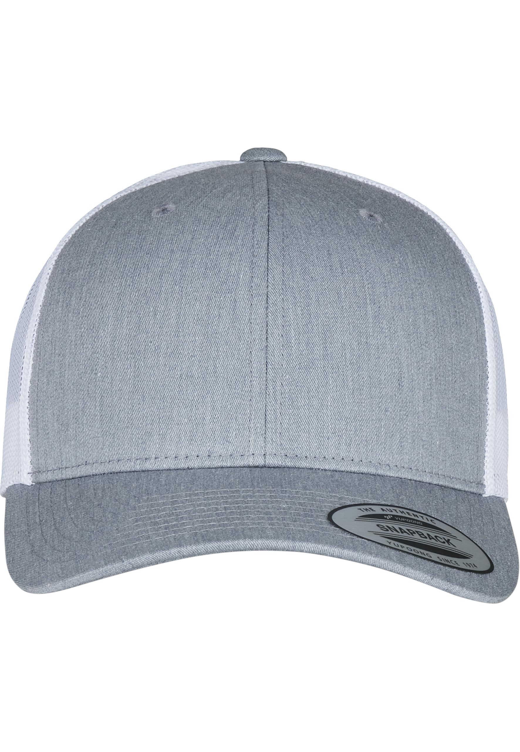 Flexfit Unisex Retro Trucker 2-Tone czapka baseballowa, Heather/White, One Size, wrzosowy/biały, Rozmiar uniwersalny