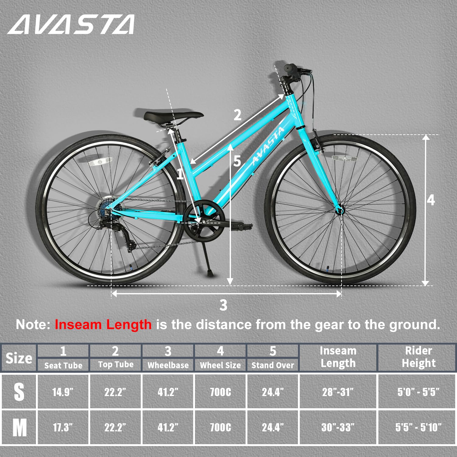Amazon | AVASTA (アバスタ) ロードハイブリッドバイク 女性用 軽量 