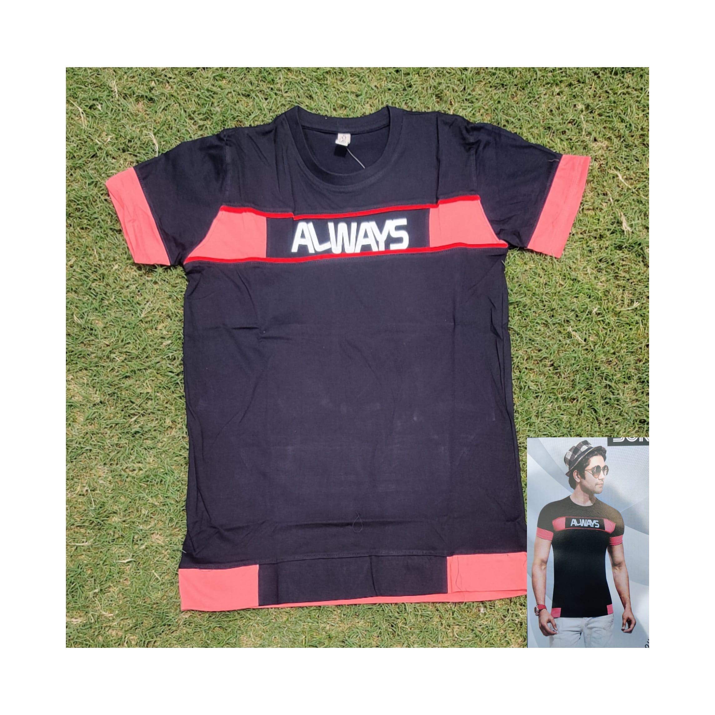 SOKER Summer T-Shirts for Men (Medium, Dark Navy Blue)