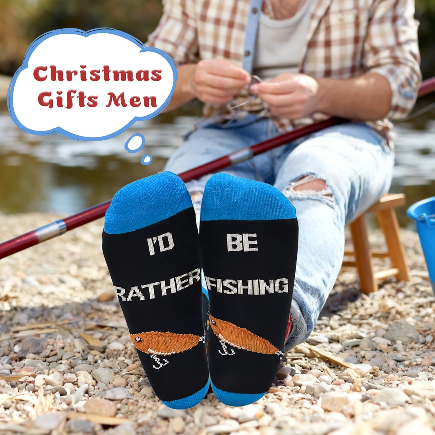 Golf Socks,Funny Golfer Novelty Socks for Golfers,Funny Golf Valentines Gift for Men Women - Size 10-13 - Image 2