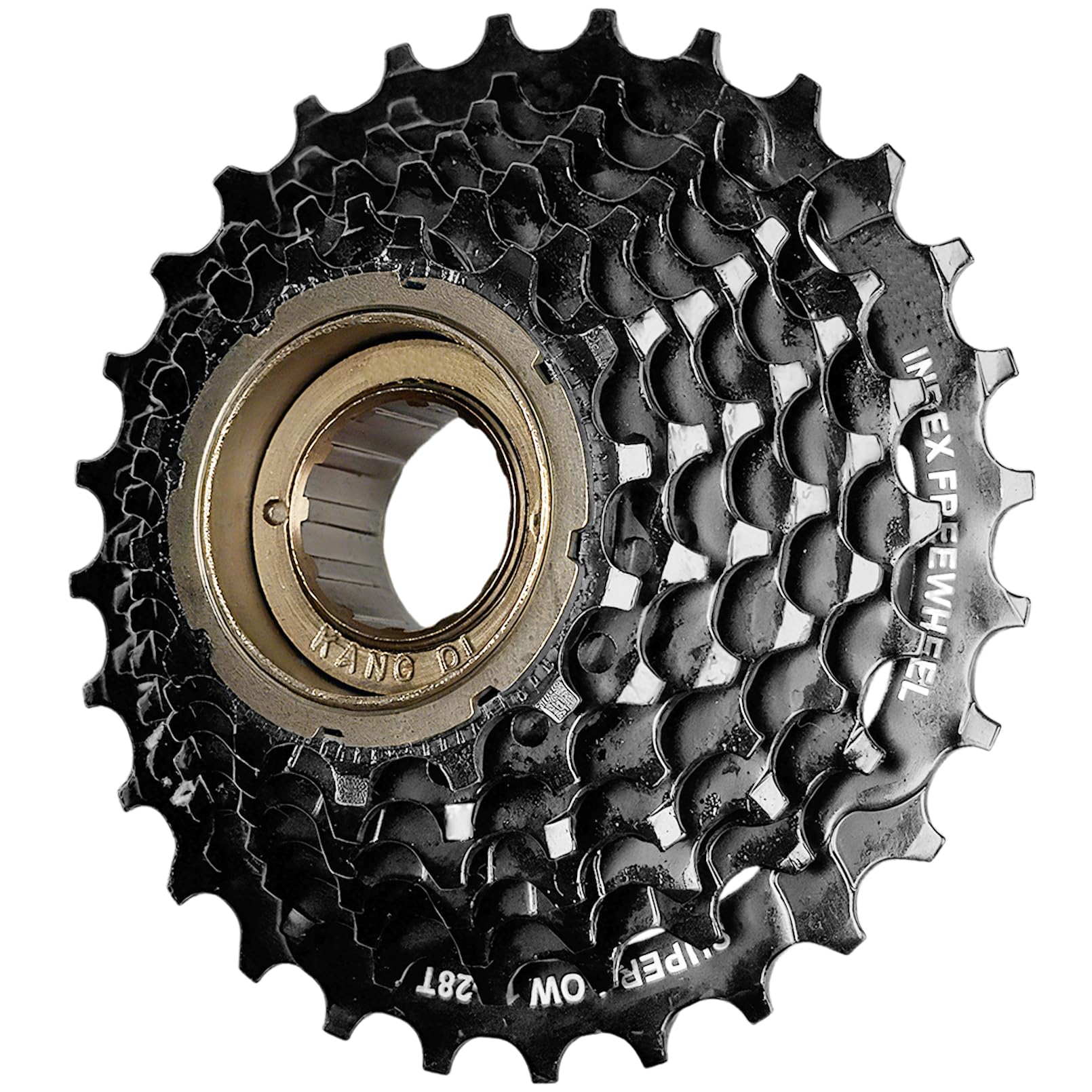 Relwears Bike Freewheel 7/8 Speed Tourney Screw On Multiple Bicycle Freewheel for Mountain Bike Folding Bike