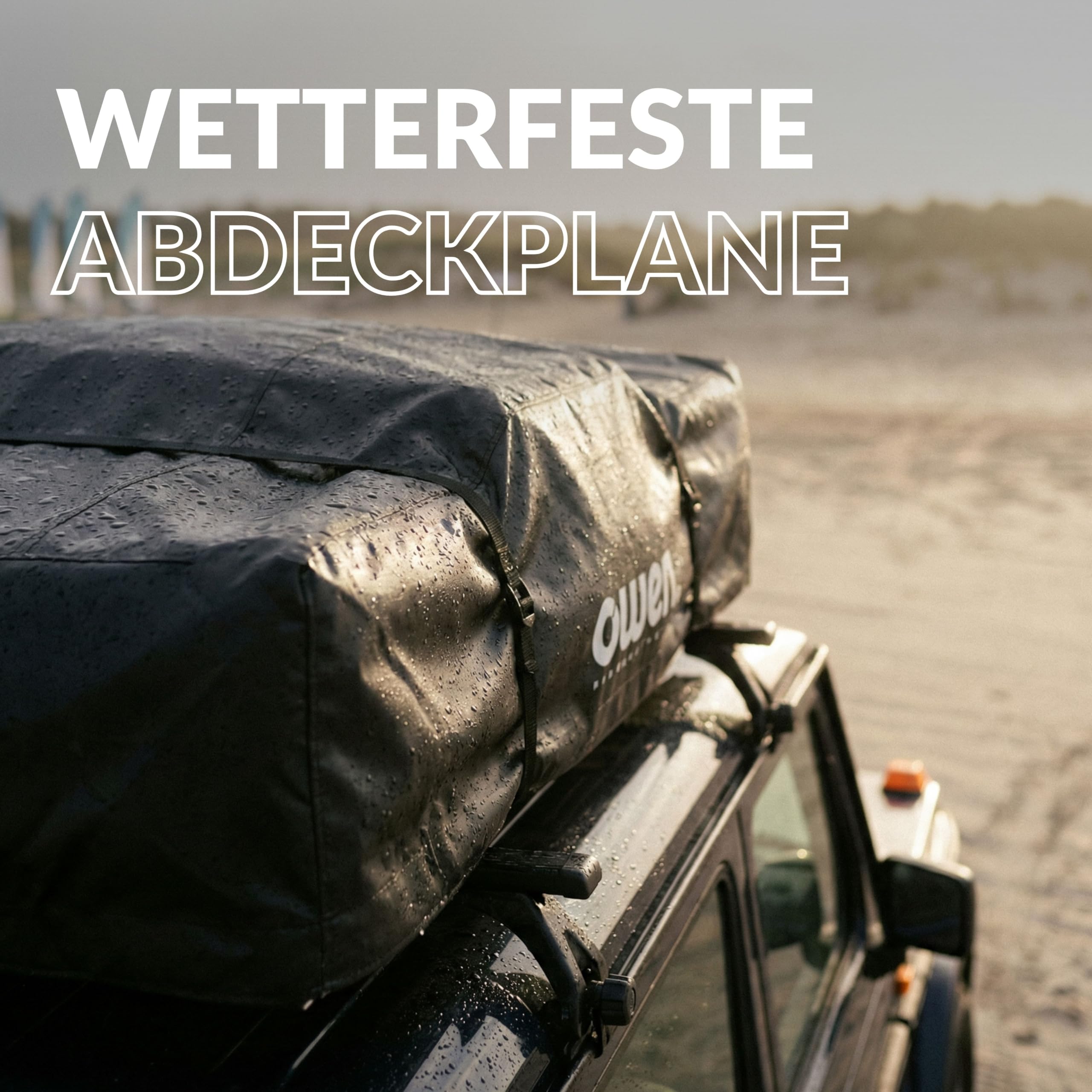 Owen® Two+ Dachzelt | Verfügbar mit Vorzelt-Option | Wählbare Farben | Geräumiges, Komfortables Autodachzelt | Ideal für Auto-Camping | Vielseitiges Campingzubehör