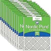 Vista 35 de Nordic Pure 20x20x1 (19 1/2 x 19 1/2 x 3/4) Filtros de aire plegados MERV 12, paquete de 6