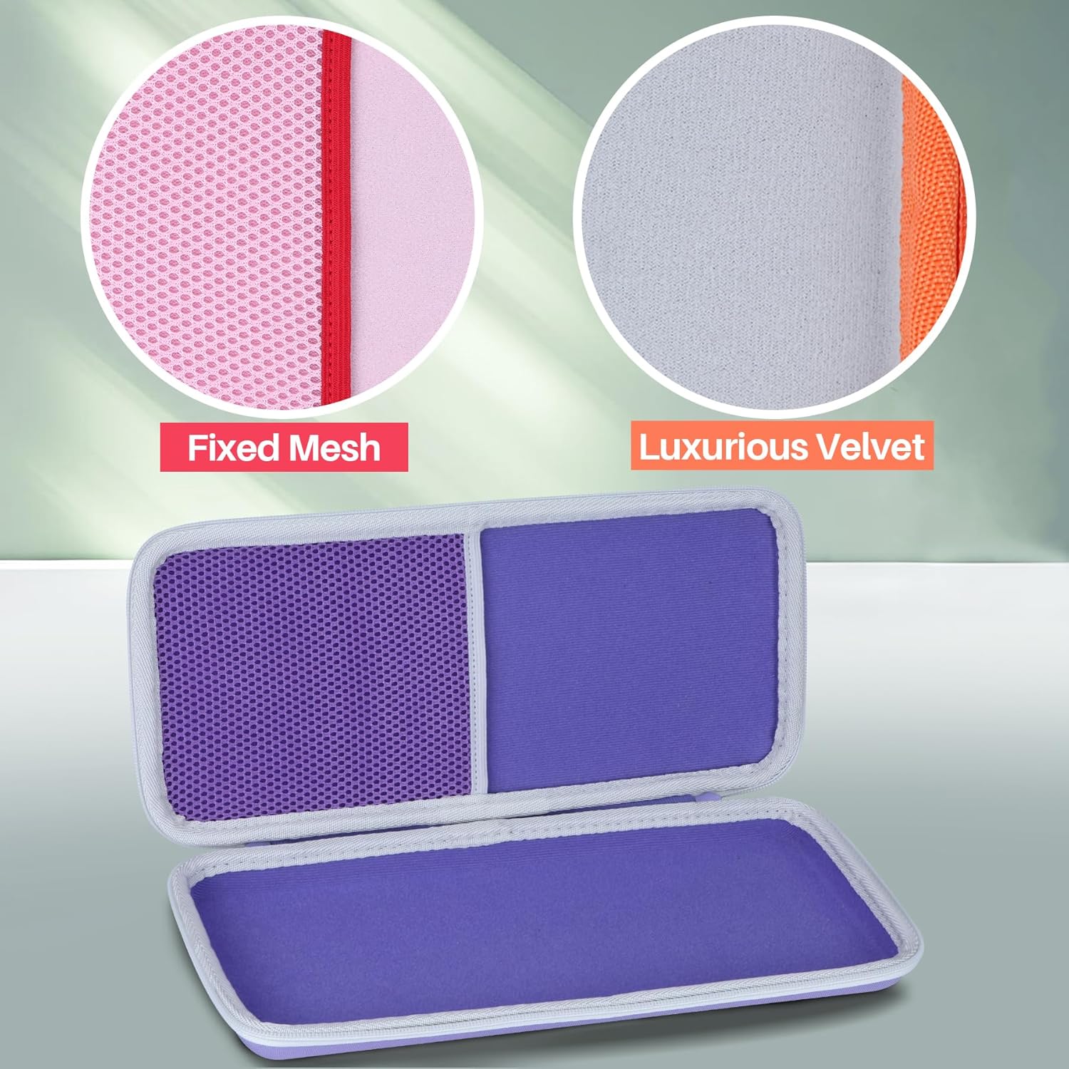 Storage Case Compatible with Logitech POP ICON Keys Keyboard (Graphite Case) - Image 4