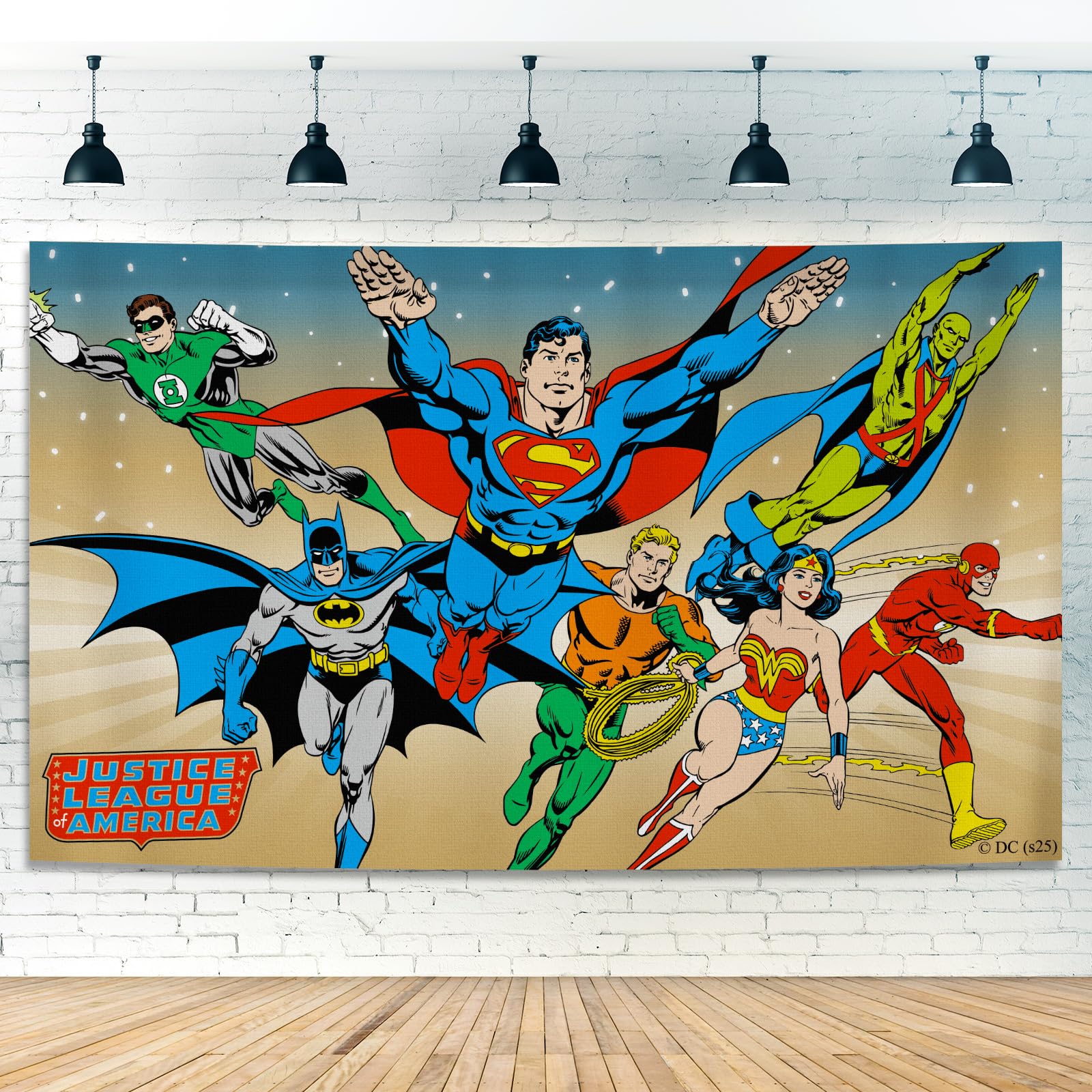 Superhero Party Backdrop Decoration – 5x3FT Cartoon Banner for Boys Birthday, Baby Shower, Kids Comic Theme Party, Wall Decor, Photo Booth Background,