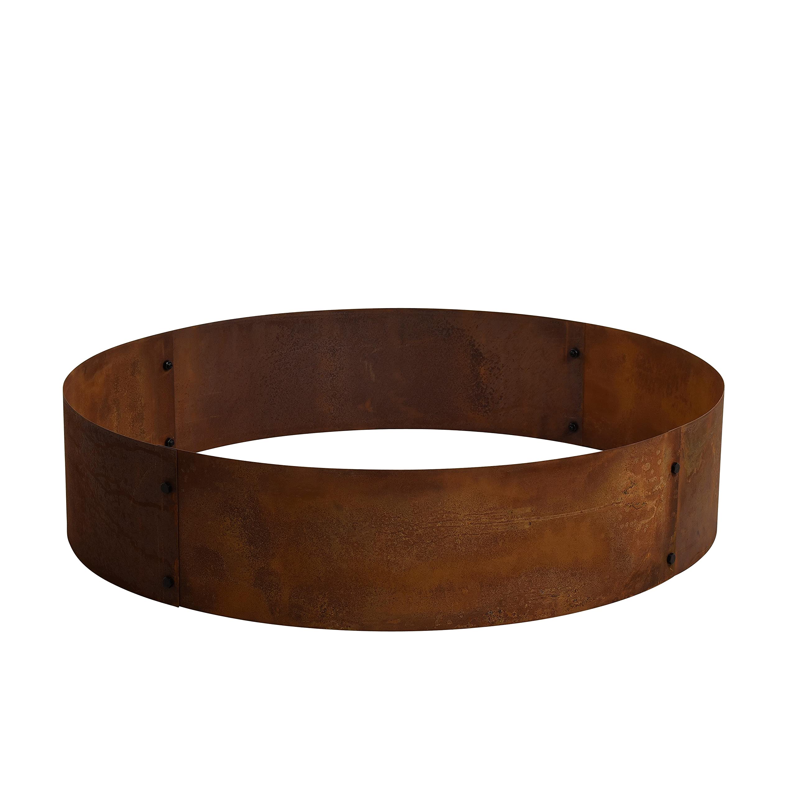 ESTEXO Pflanzring Hochbeet Rost Edelrost Pflanzgefäß Pflanzkübel Metallring Kräuterbeet Stahlring Stahl Ring