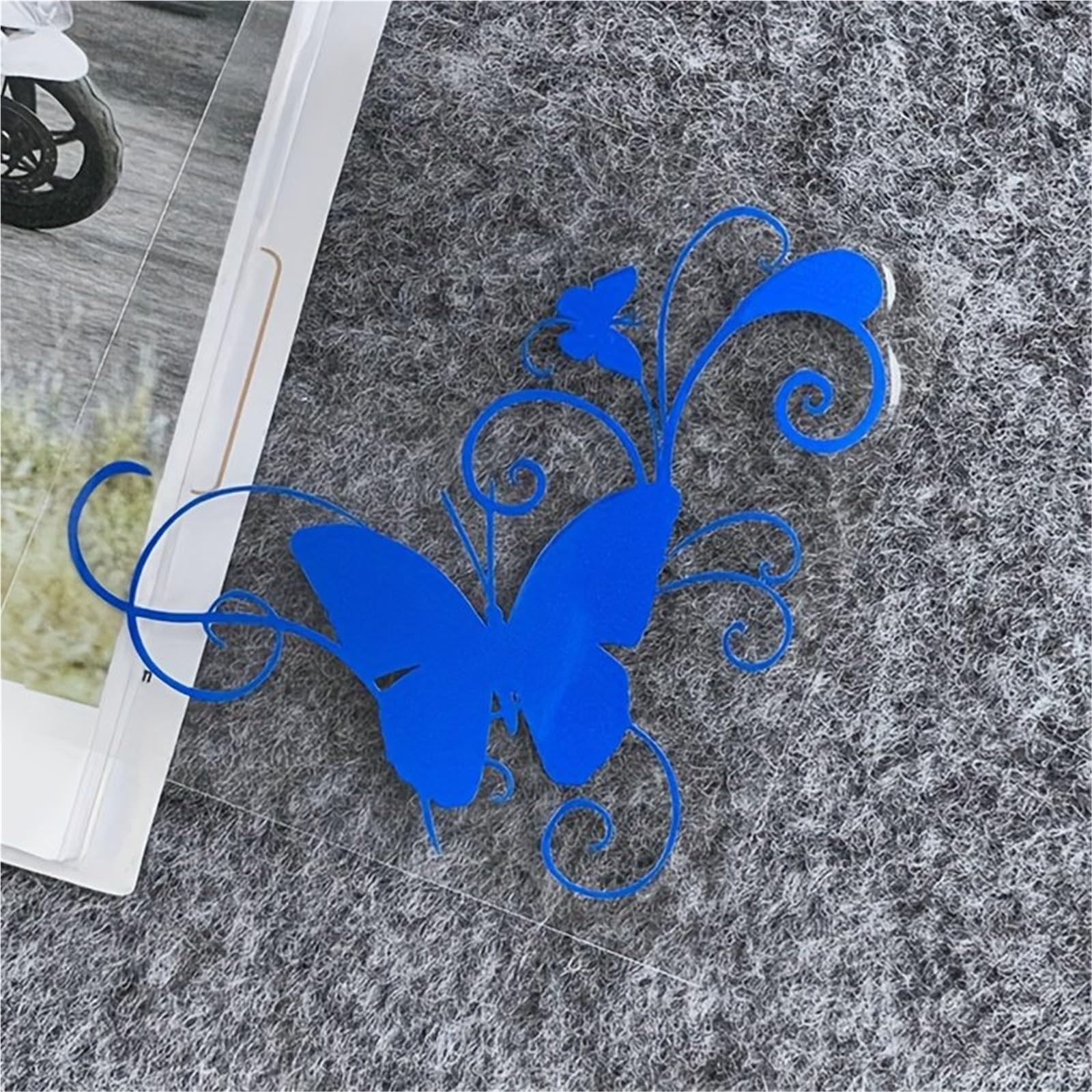 FGLFPXI Butterfly Stickers | Multicolor Decals For Helmets, Motorcycles, Cars, Vans, Trucks & Bumpers