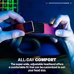 JLab Nightfall Wireless Gaming Headset, All-Night Comfort, 50mm Drivers and Sound Isolating Inner Shelf, Flip-to-Mute Rotating Mic, Dual Wireless Connections, Customization Options with The Lab App