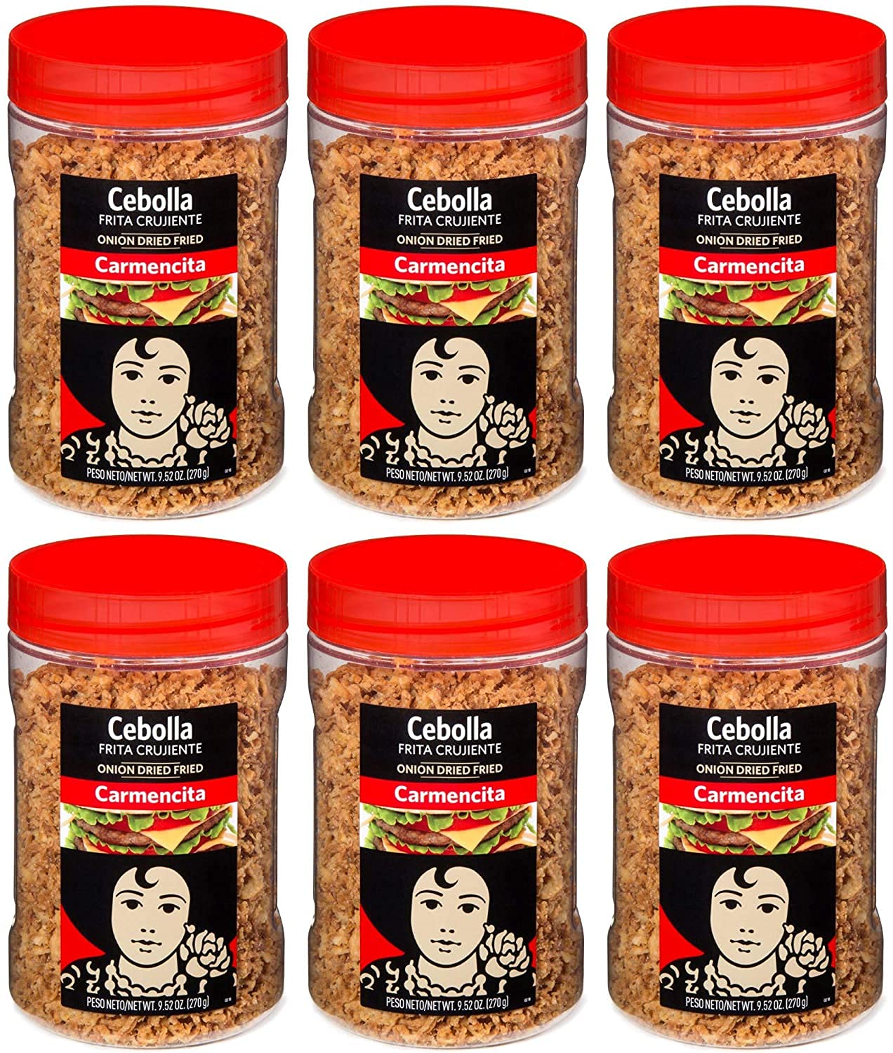 Carmencita Cebolla Frita 270 gr. - [Pack 6]