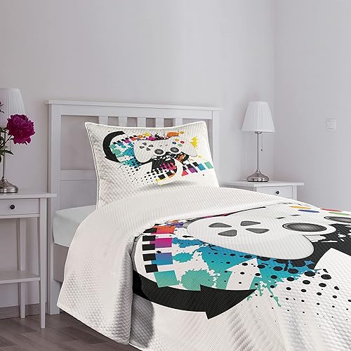 Miniatura 7 de Lunarable - Colcha multicolor disponible en diferentes tamaños y con diferentes estampados