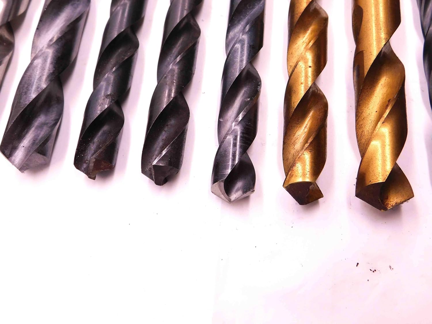 Large LOT of Straight Shank HSS Drill BITS Various Sizes and Types CNC Machinist - BR10833AZ4