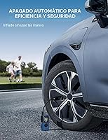 Vista 7 de AstroAI Inflador de neumáticos L7S compresor de aire portátil inalámbrico bomba de bicicleta con pantalla digital de valores duales, bomba