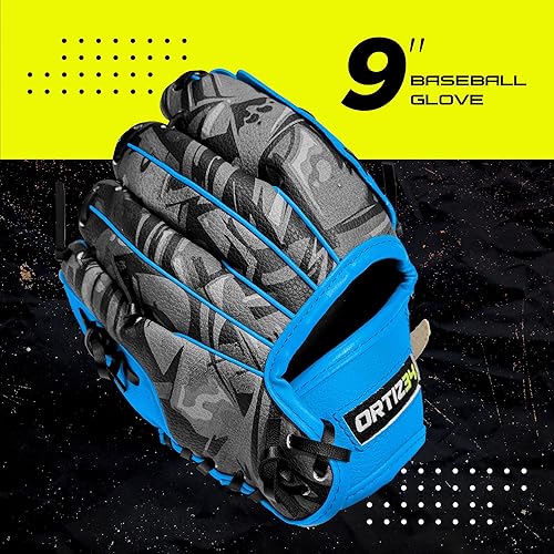 Miniatura 3 de Youth T-Ball Set, 25 Signature Aluminum T-Ball Bat with -10 Drop, Foam Core T-Ball, 9 Lightweight Youth Glove, Vibrant Graffiti Print