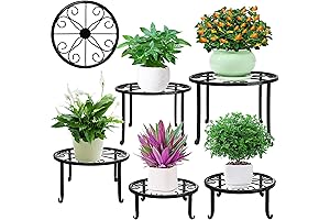 5 Tier Wrought Iron Plant Stands Metal Plant Stand Multiple Heavy Duty...