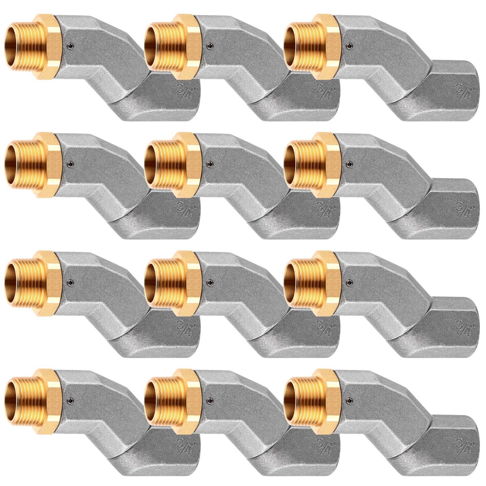 Snapklik.co : 2 PCS 1" NPT Fuel Hose Swivel Fuel Transfer Swivel 360 - View #13