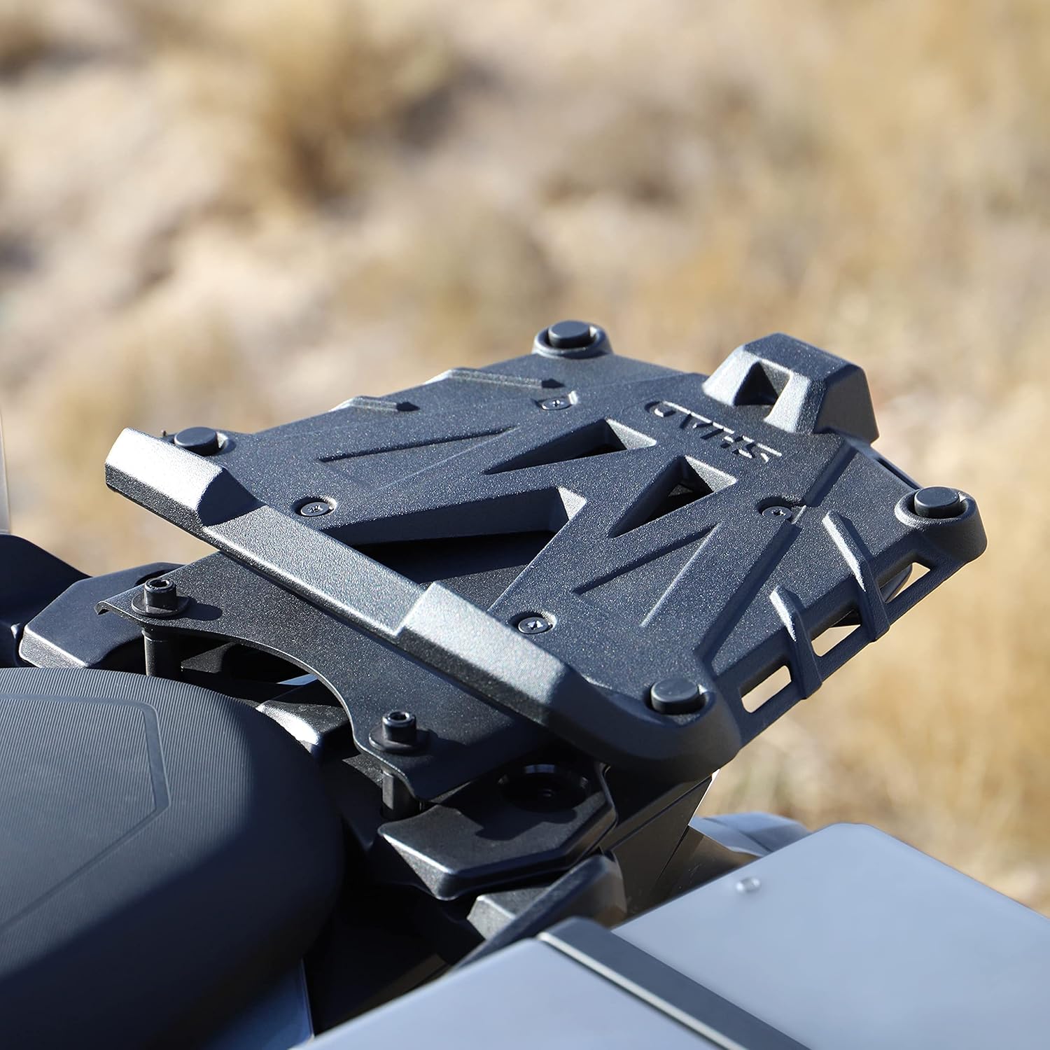 SHAD Black Aluminium Plate + Screws