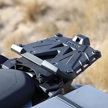 SHAD Black Aluminium Plate + Screws