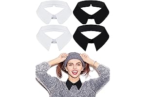 4 Pcs Rhinestone Detachable Collar for Women