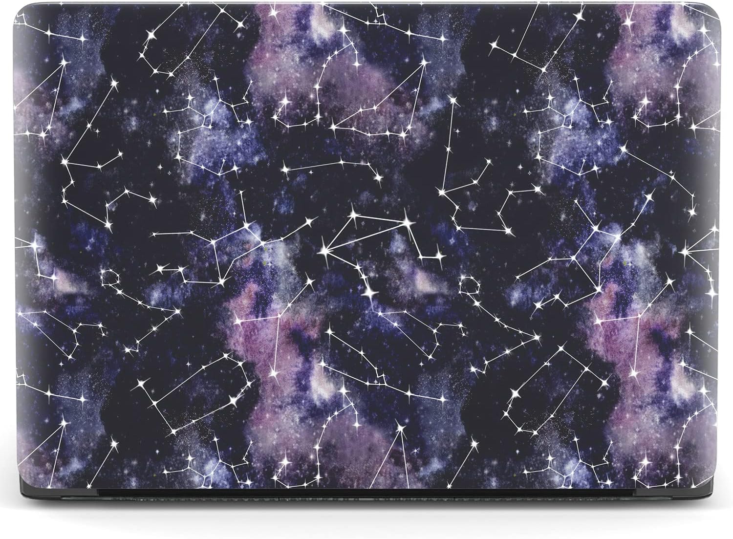 Mertak Hard Case Compatible with MacBook Pro 16 14 Air 15 13 inch M3 M2 M1 Mac 2024 2023 2022 2018 Touch Bar Space Cover Milky Way Protective Print Laptop Plastic Stars Swirl Shiny Constellations