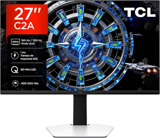 TCL 27C2A Monitor Gaming 27'' QD-Mini LED 4K UHD 160Hz