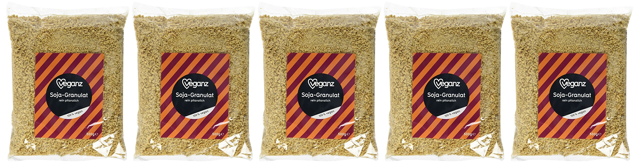 Veganz Soja-Granulat, 5er Pack (5 x 500 g)
