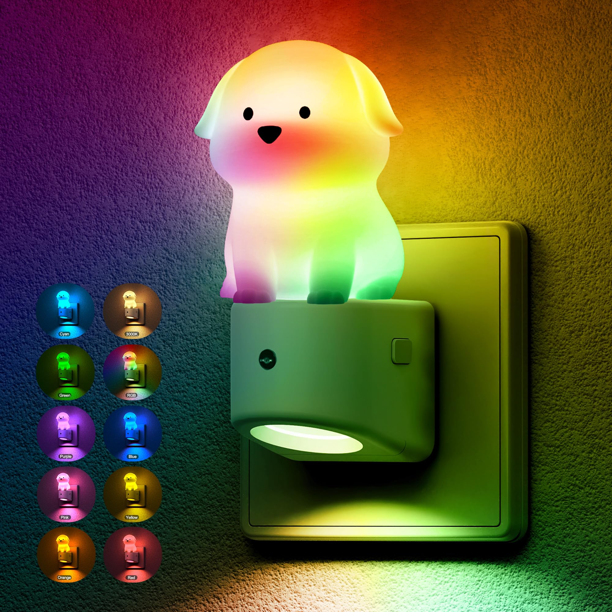 JandCase LED Nachtlicht Kinder Steckdose