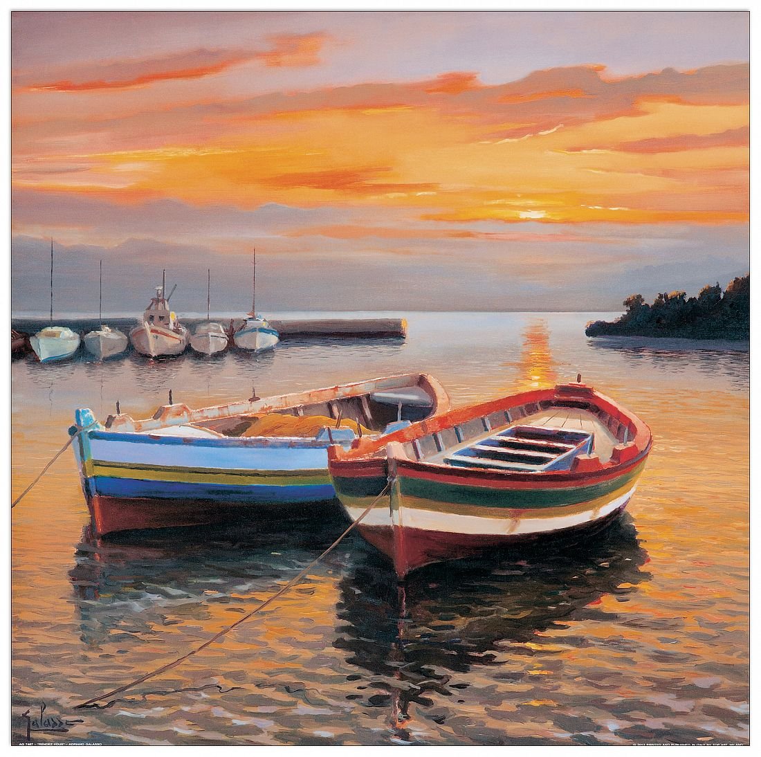 Panneaux MDF 50x50 cm Galasso Rendez Vous pour décoration murale