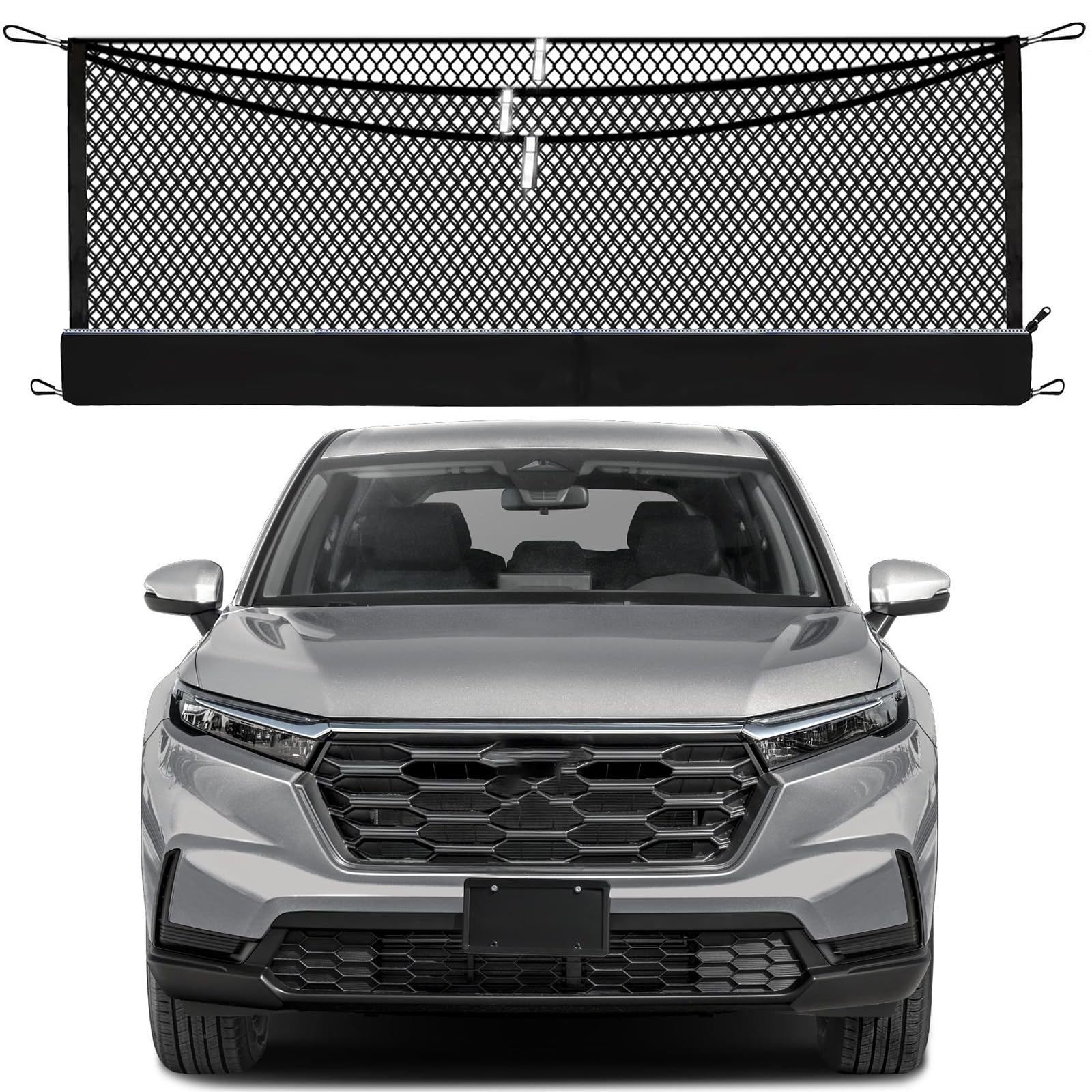 3-Layer Cargo Net for Honda CR-V 2017-2026, Zoned Storage Trunk Net