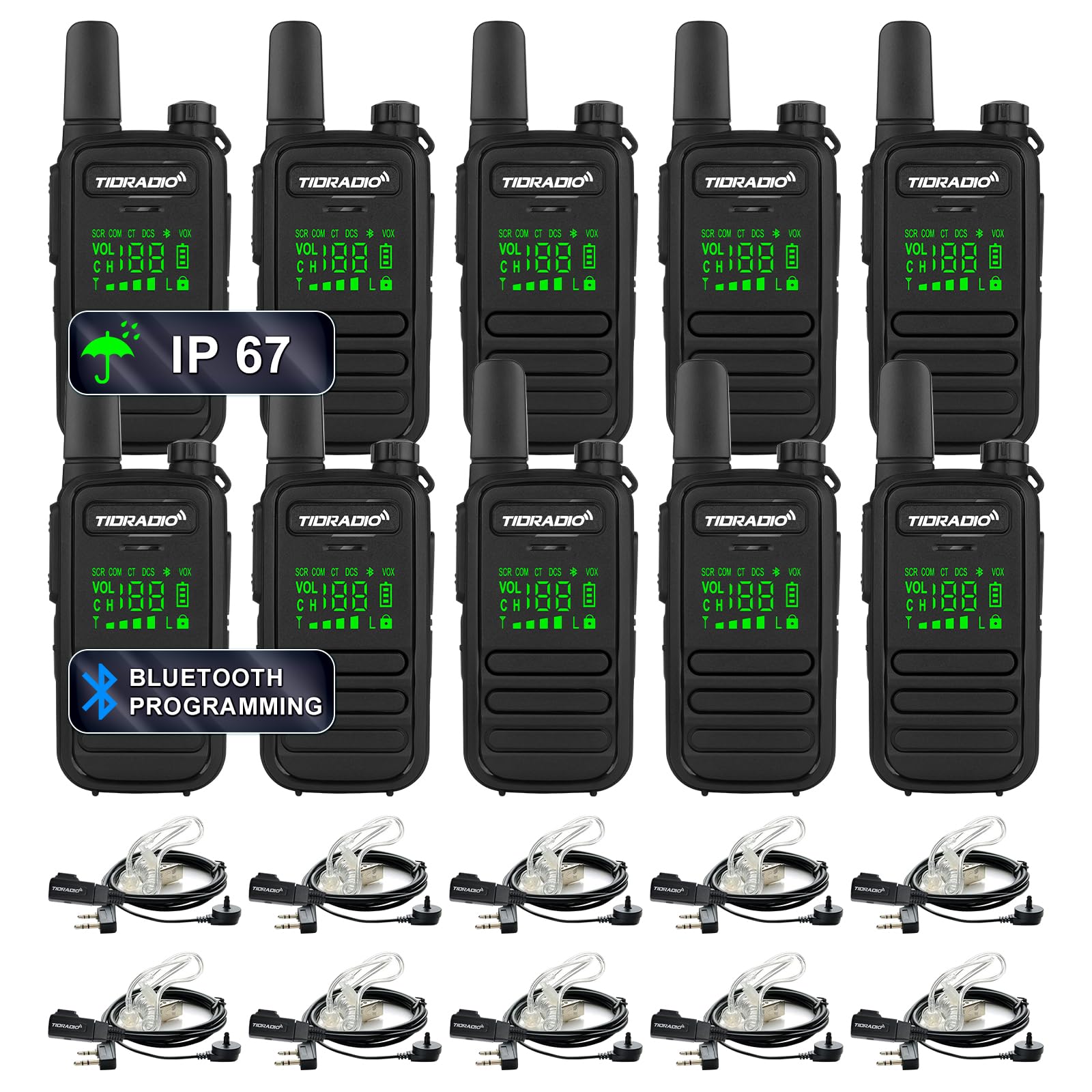 TIDRADIO TD-M11 Waterproof Walkie Talkies