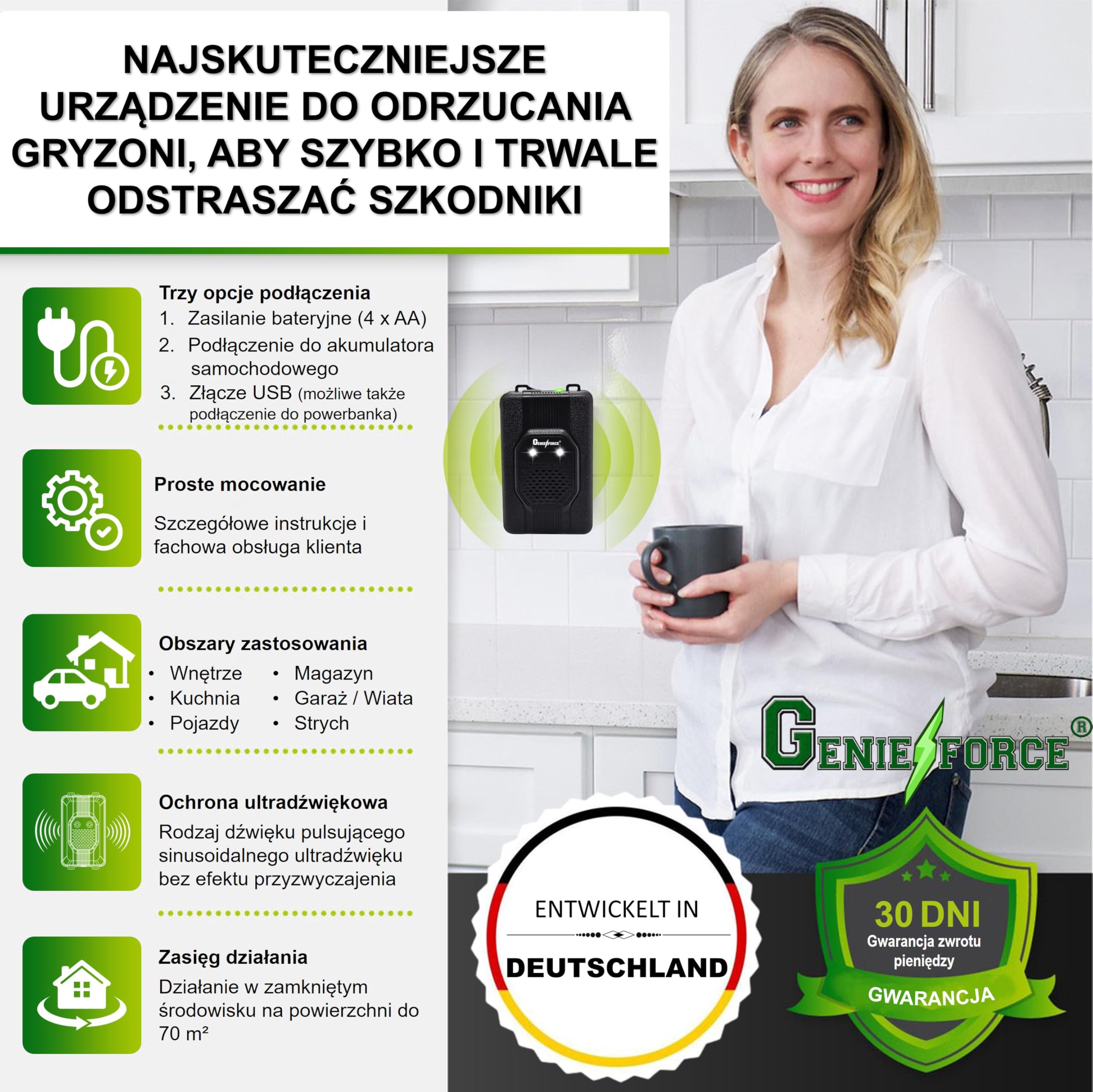 GF-JC-77 GF-JC-77 2 x GF-JC-77 ochrona przed kunami i kunami, ultradźwiękowy odstraszacz kun, odstraszacz kun, do domu, ogrodu, 2 szt