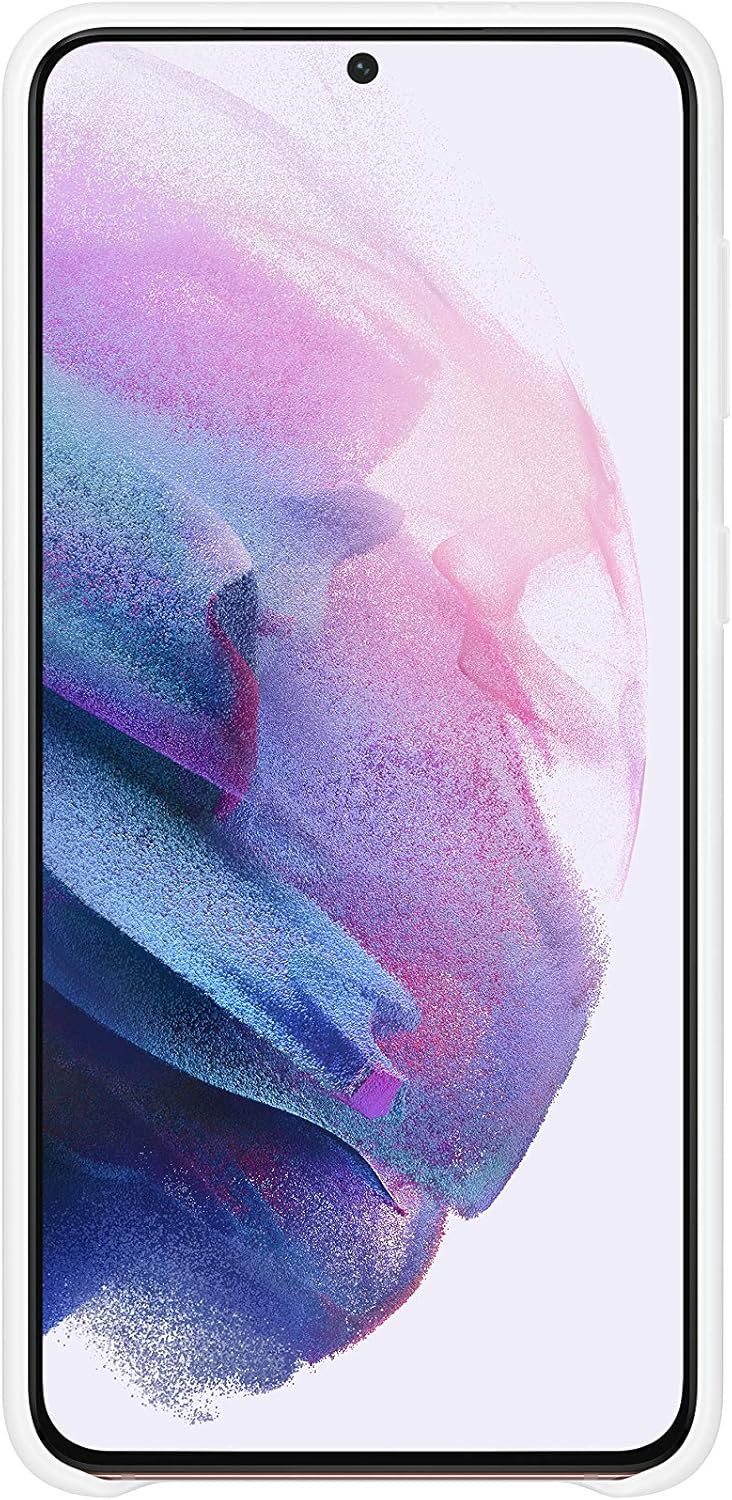 Samsung Galaxy S21+ Case, Protective Smart LED Back Cover - White (US Version)