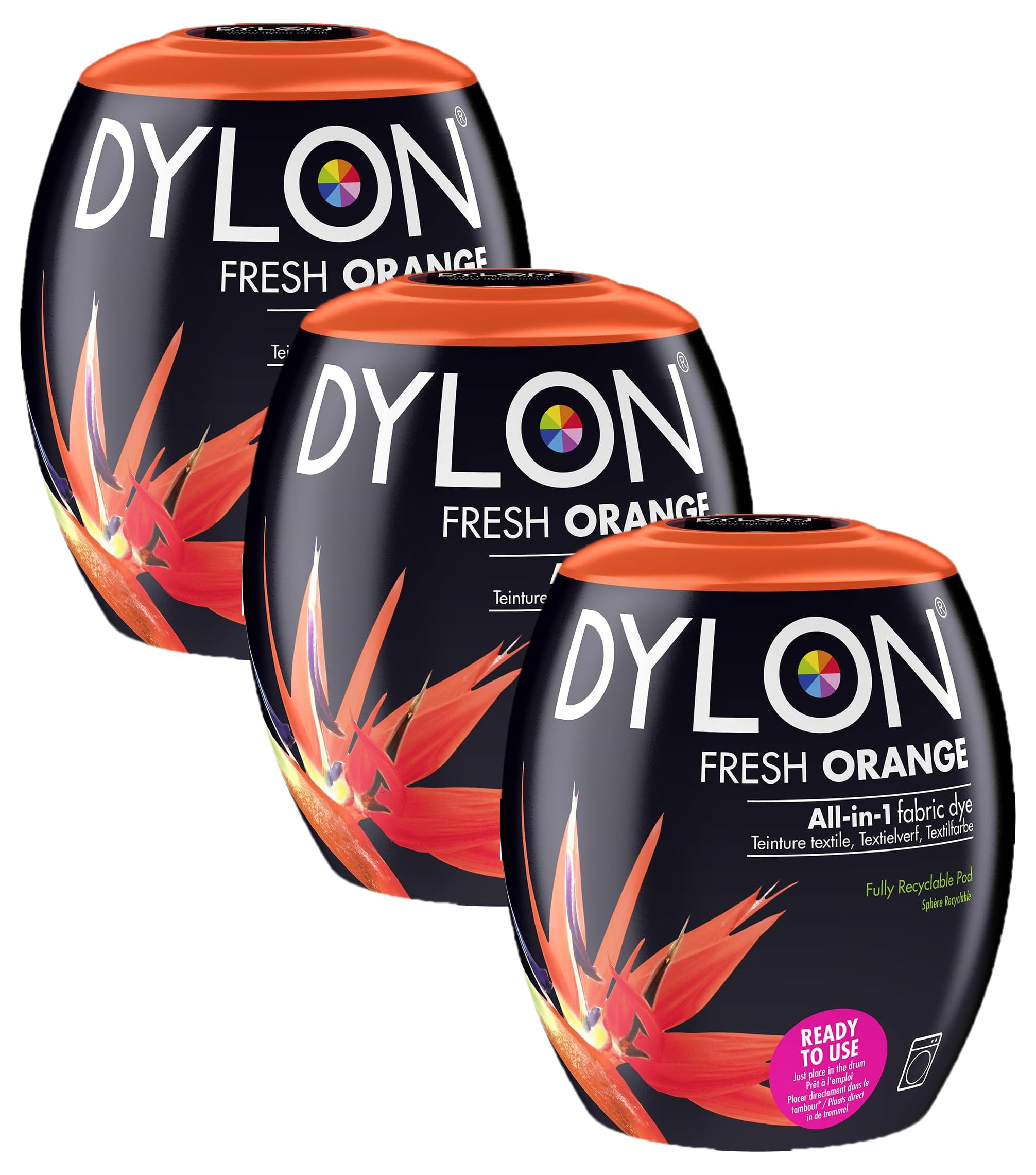 Dylon Washing Machine Fabric Dye Pod Intense Black, 350g, Packaging May Vary — view 19